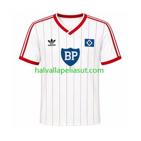 Jalkapallo Pelipaidat/Peliasut Hamburger SV 1984 Retro Kotipaita Lyhythihainen